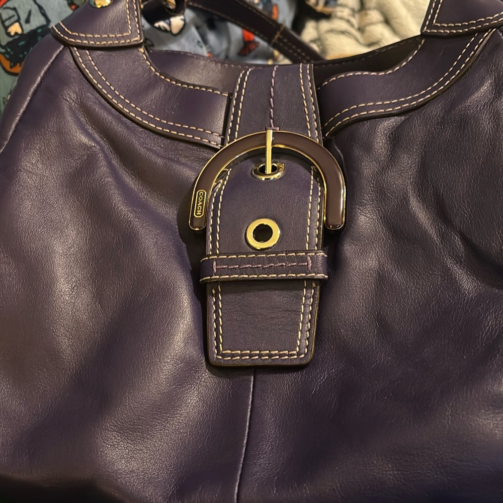 Coach buckle handbag